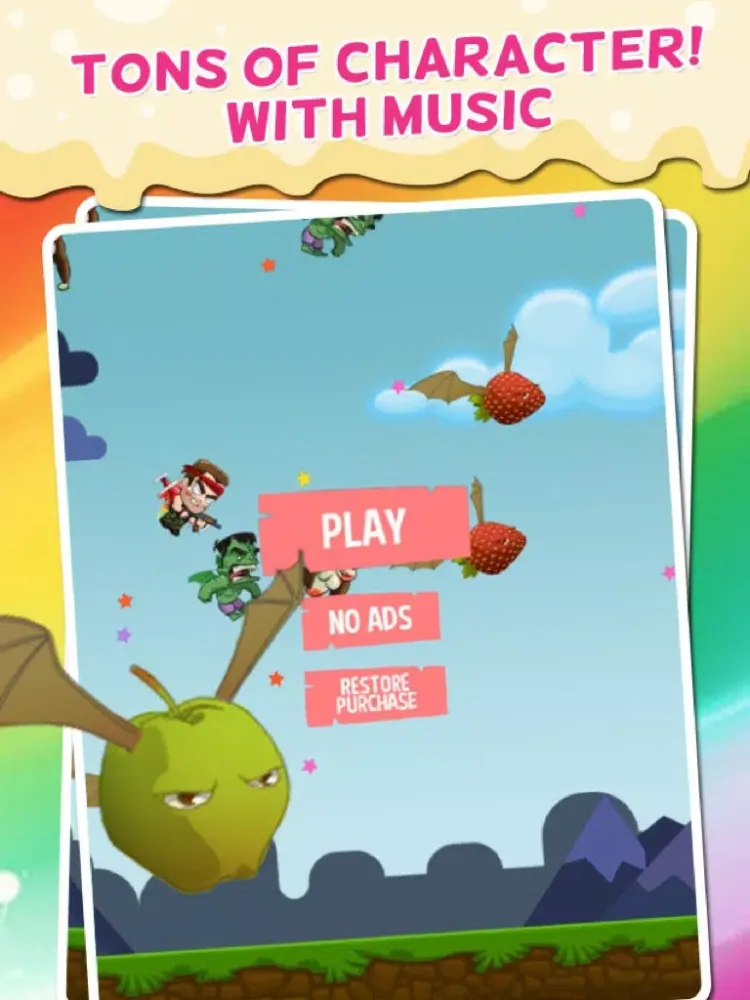 Fruit Pest Smasher: iDestroy Insect Bug Smash Toddler & Kids Game Free iPad  스크린샷