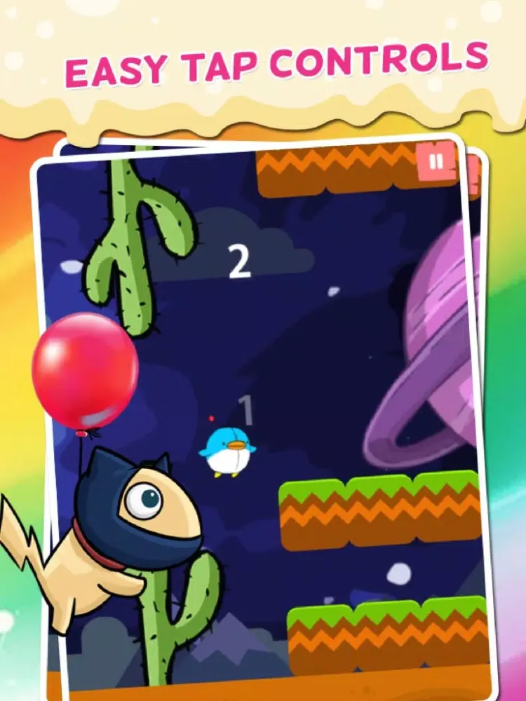 ภาพหน้าจอของ Mad Loon Dot: Perfect Dude Dash Adventures Trials Traffic Ways Inn iPad 