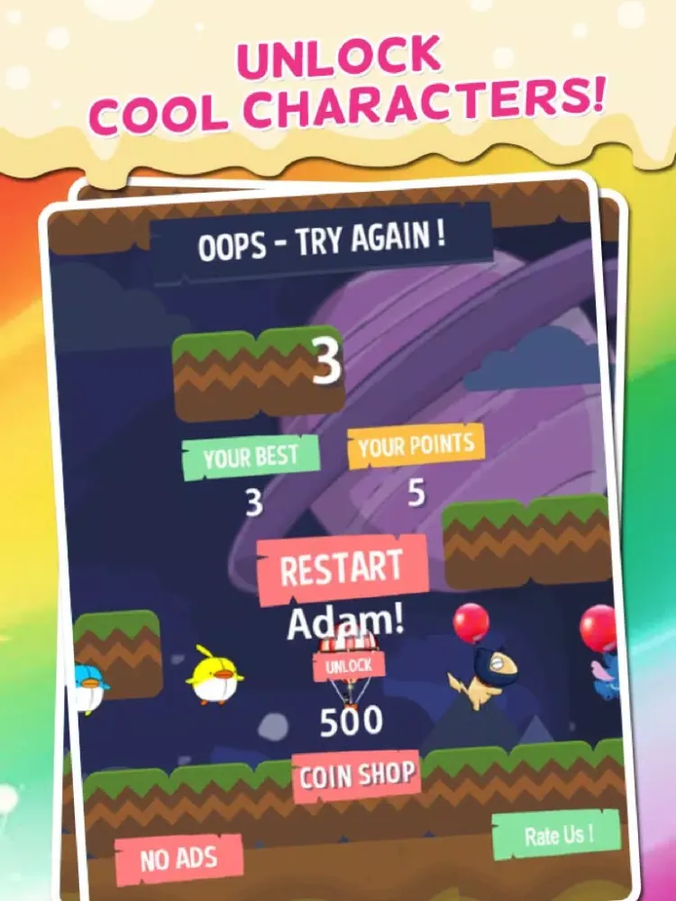 ภาพหน้าจอของ Mad Loon Dot: Perfect Dude Dash Adventures Trials Traffic Ways Inn iPad 