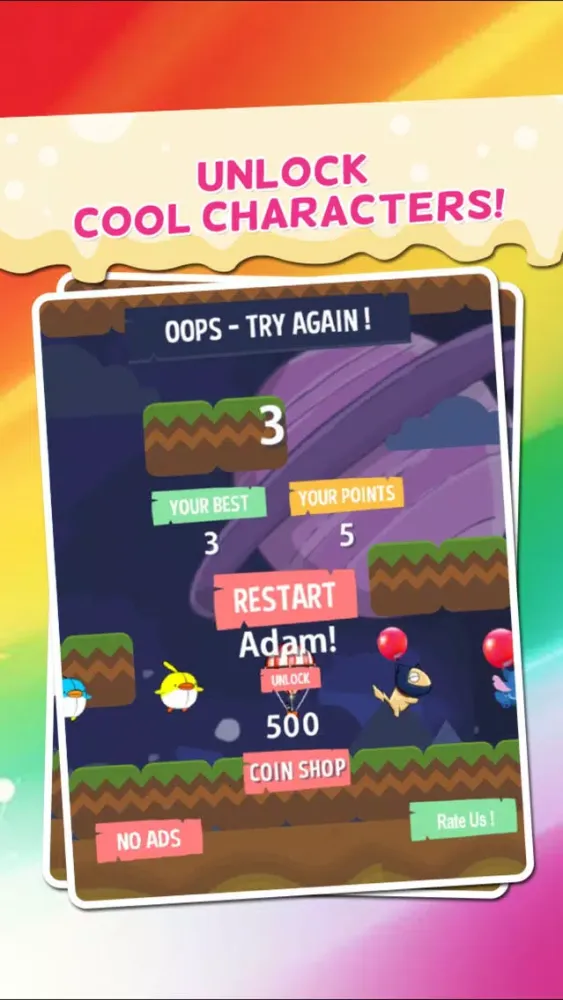 ภาพหน้าจอของ Mad Loon Dot: Perfect Dude Dash Adventures Trials Traffic Ways Inn