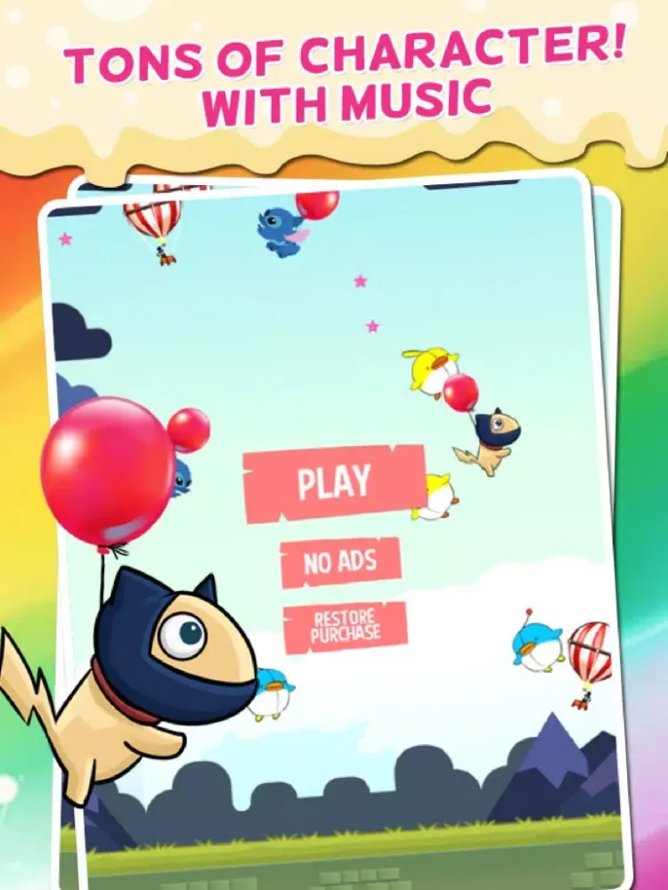 Tangkapan layar Cookie Wing: Flying in Bird City Endless Cute Flappy Games For Kids iPad 