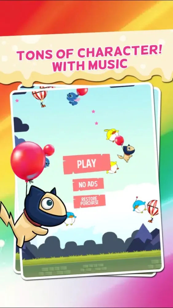 Tangkapan layar Cookie Wing: Flying in Bird City Endless Cute Flappy Games For Kids
