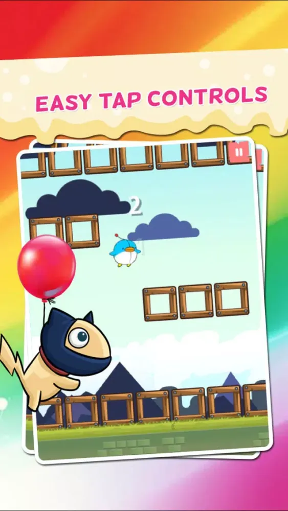 Tangkapan layar Cookie Wing: Flying in Bird City Endless Cute Flappy Games For Kids