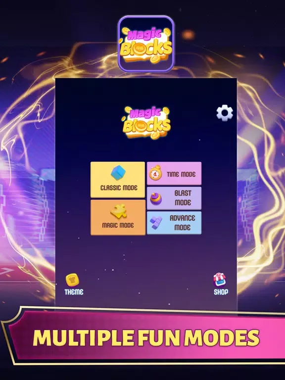 Golden Magic Blocks iPad  Screenshots