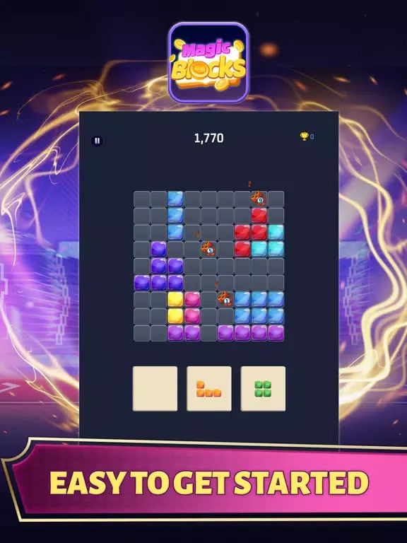 Golden Magic Blocks iPad  Screenshots