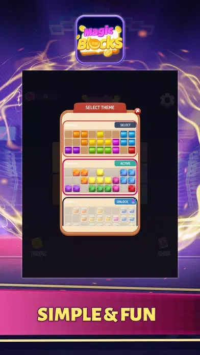 Golden Magic Blocks Screenshots