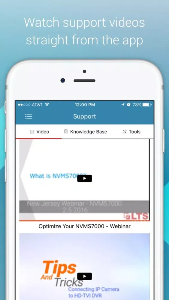 Ảnh chụp màn hình của LTS App