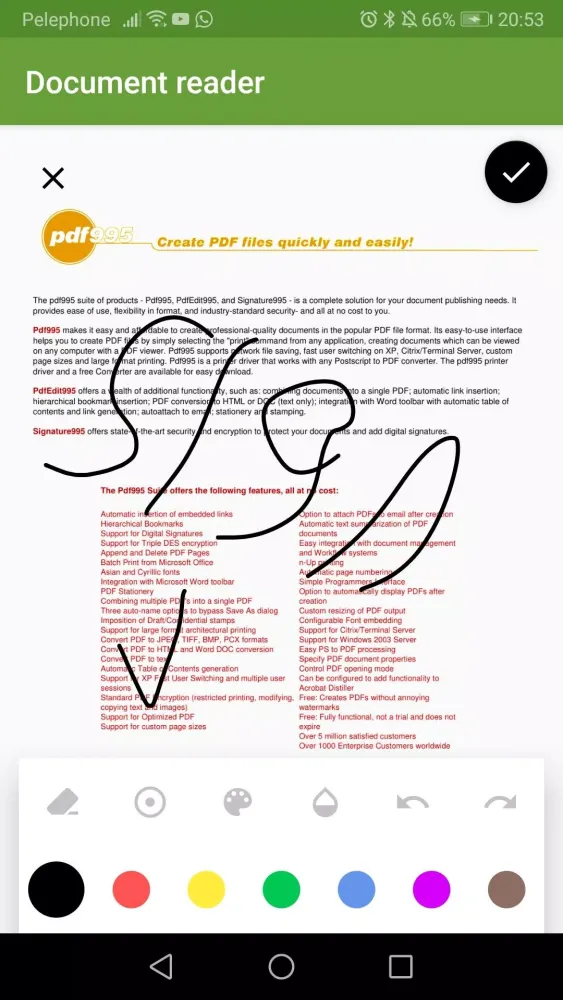 Captures d'écran de Docs Reader Docs Viewer Editor
