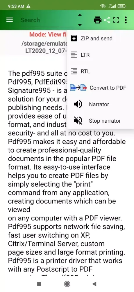 Captures d'écran de Docs Reader Docs Viewer Editor