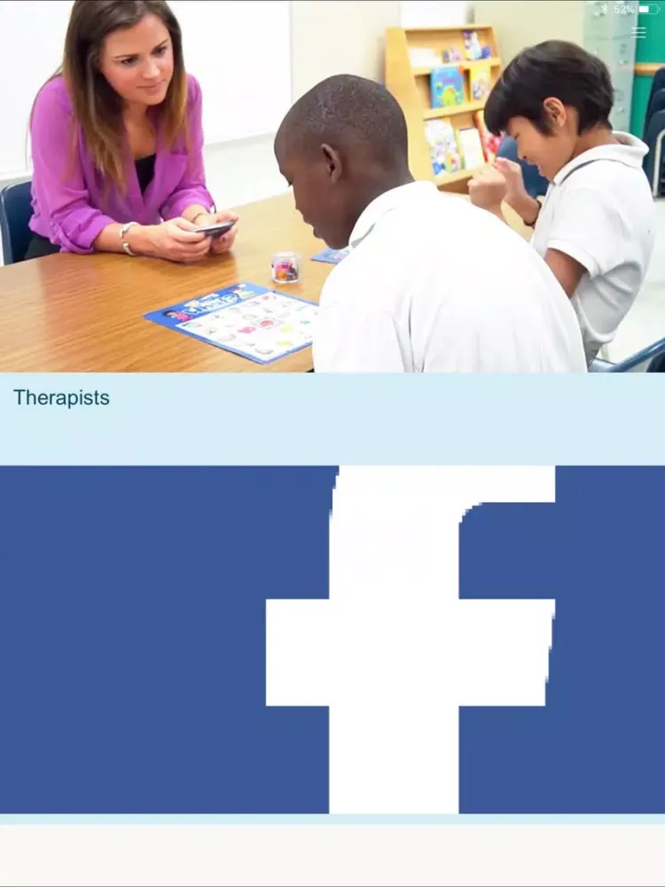 Lets Talk Therapy iPad  스크린샷