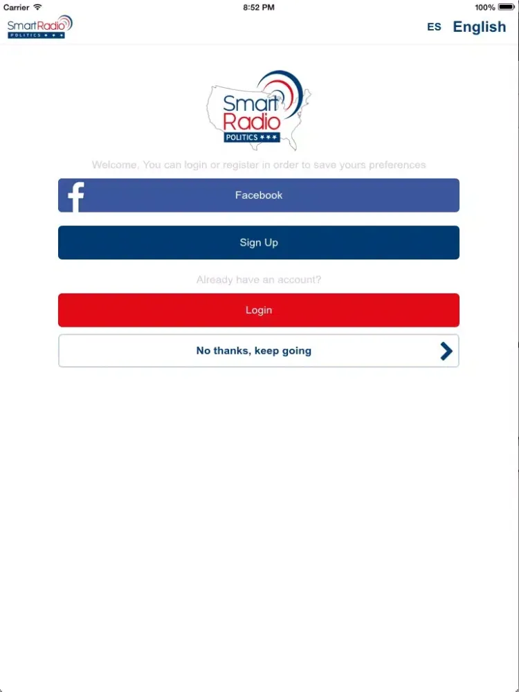 Smart Radio Politics - Radio of Trending Politics News & Stories iPad  स्क्रीनशॉट