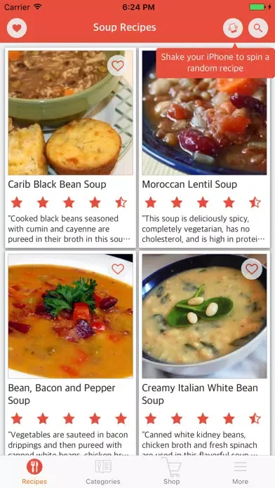 Captures d'écran de Soup Recipes: Easy and Delicious Soup