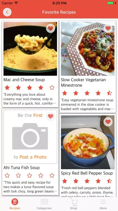 Captures d'écran de Soup Recipes: Easy and Delicious Soup