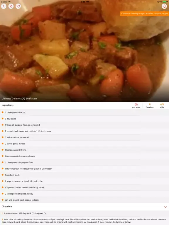 Stew Recipes - Best Healthy Stew Cooking iPad  スクリーンショット