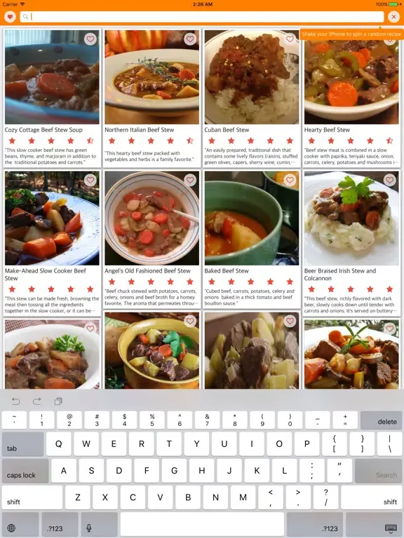 Stew Recipes - Best Healthy Stew Cooking iPad  スクリーンショット