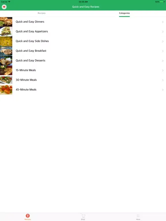 Zrzuty ekranu Quick Cook - Easy and Quick Cooking Recipes iPad 