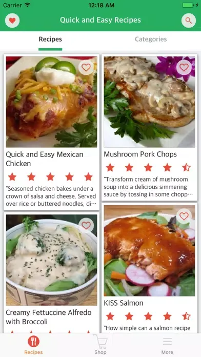 Zrzuty ekranu Quick Cook - Easy and Quick Cooking Recipes