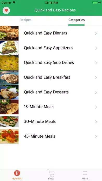 Zrzuty ekranu Quick Cook - Easy and Quick Cooking Recipes