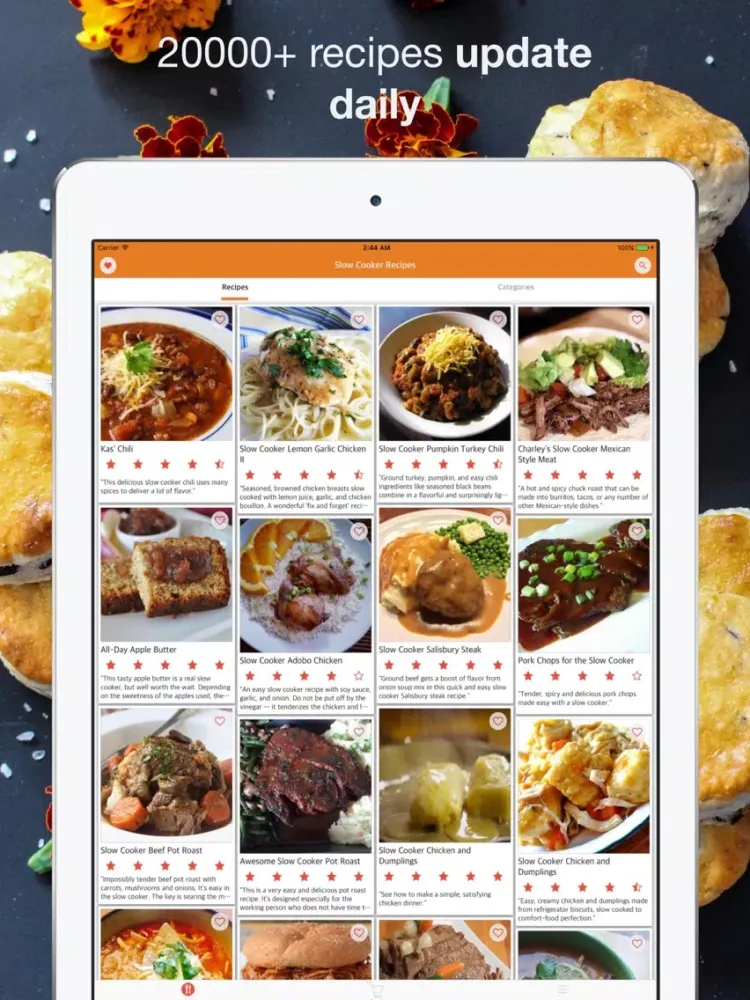 Slow Cooker Recipes - Best Healthy Meal iPad  স্ক্রিনশট