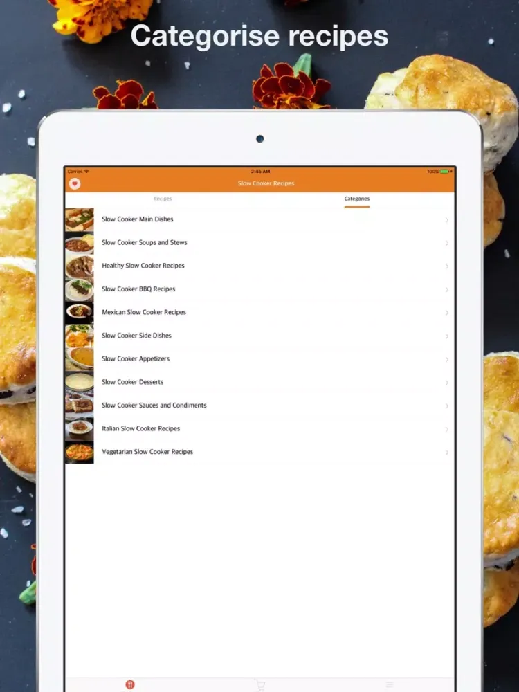 Slow Cooker Recipes - Best Healthy Meal iPad  স্ক্রিনশট