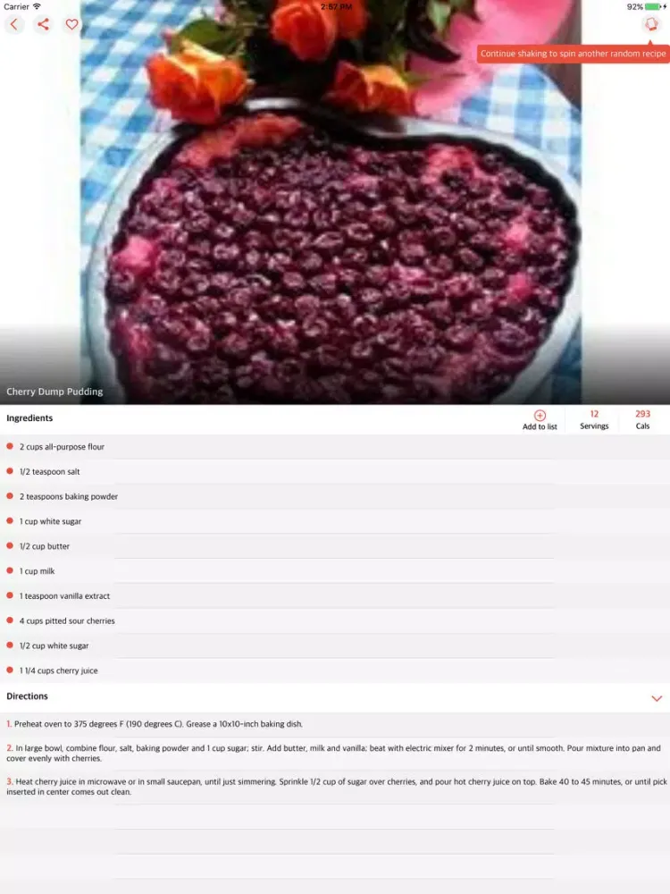 Zrzuty ekranu Custard and Pudding Recipes - Easy and Delicious iPad 