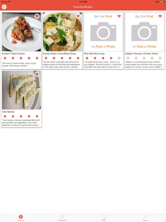 تصاویر Korean Cuisine: Easy and Delicious Korean Food iPad 