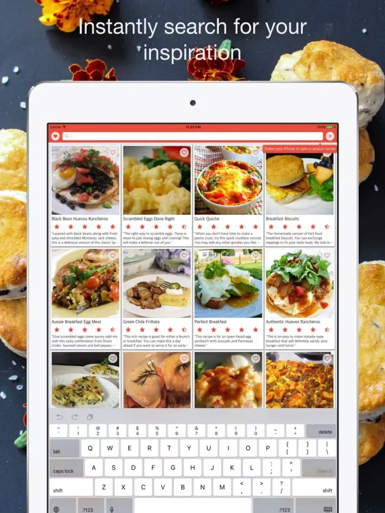 Breakfast Recipes - Healthy and Easy Meal iPad  Ekran Görüntüleri