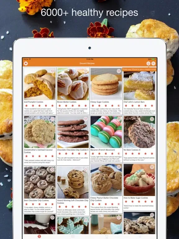 Dessert Recipes - Sweet and Healthy Dessert iPad  Screenshots