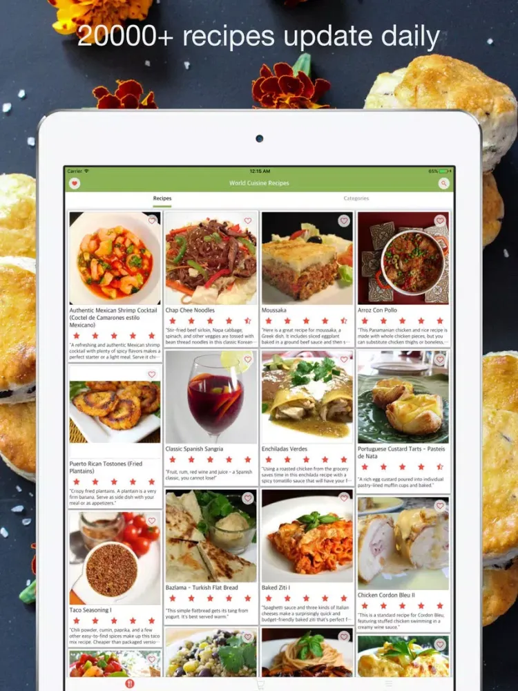 Скриншоты World Cuisines - Discover Cooking Recipes iPad 