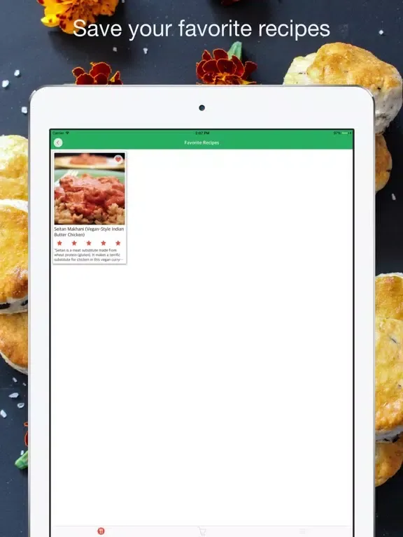Vegetarian Recipes - Daily Meal Cooking iPad  Ekran Görüntüleri