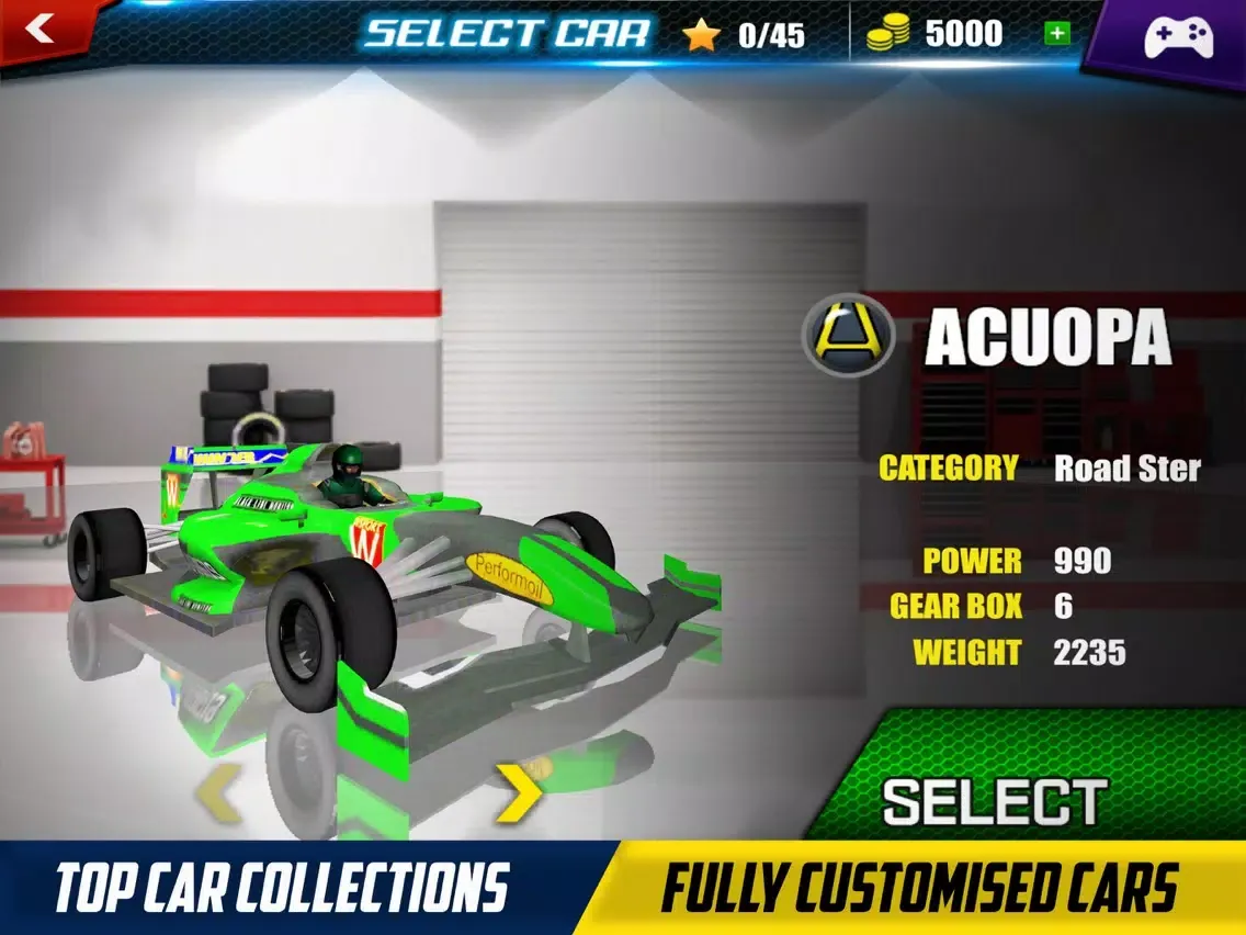 Captures d'écran de Formula Race: Car Racing iPad 