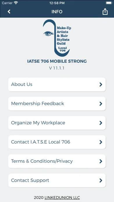 IATSE 706 Ekran Görüntüleri