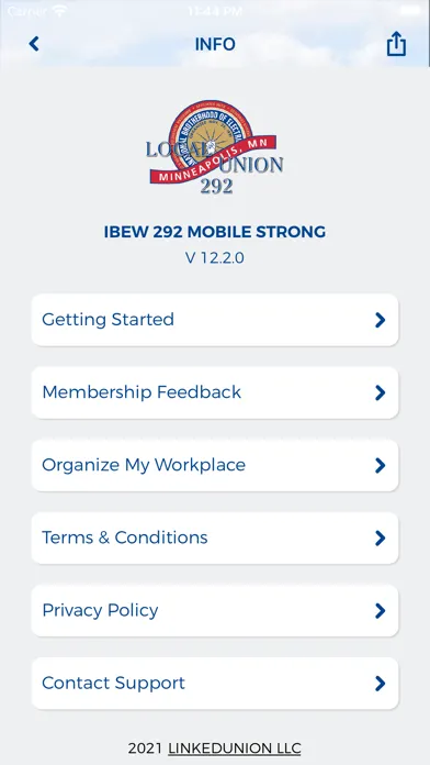IBEW Local 292 Ekran Görüntüleri