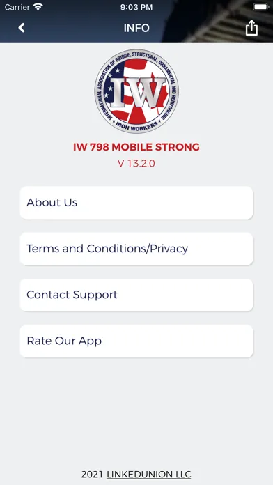 Ảnh chụp màn hình của Ironworkers Local 798