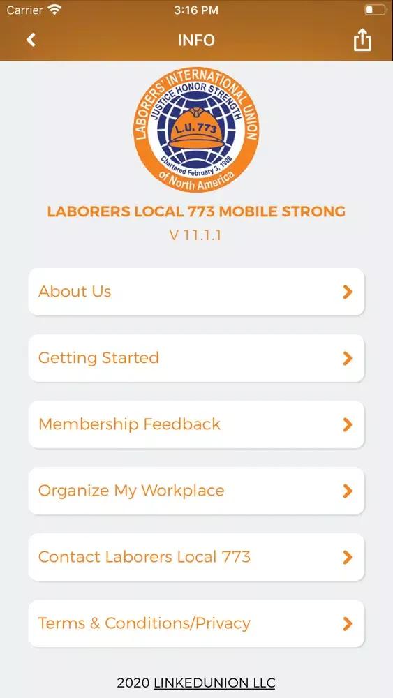 Laborers Local 773 سکرین شاٹس