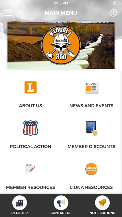 Zrzuty ekranu LiUNA 350