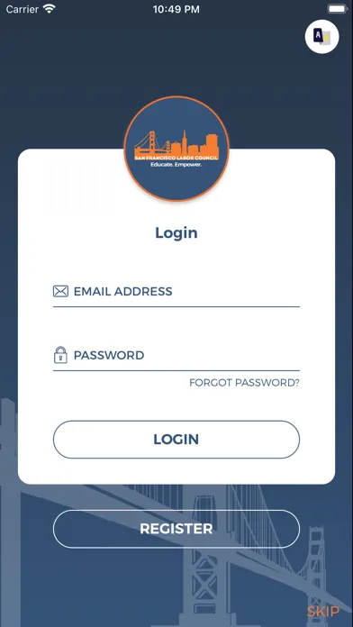 Captures d'écran de SF Labor Council