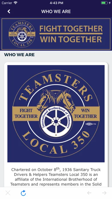 Teamsters 350应用截图