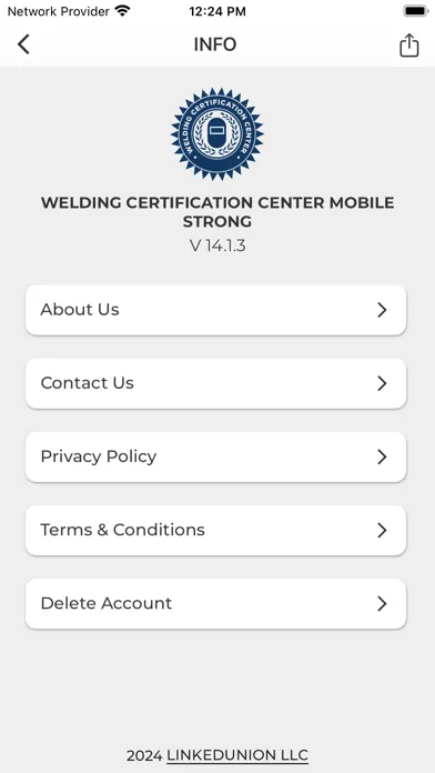 Screenshot di Welding Certification Center