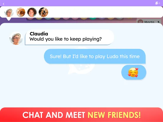 Lua Chat: Bingo, Domino & more iPad  سکرین شاٹس