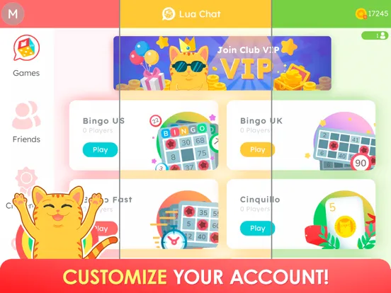 Lua Chat: Bingo, Domino & more iPad  سکرین شاٹس