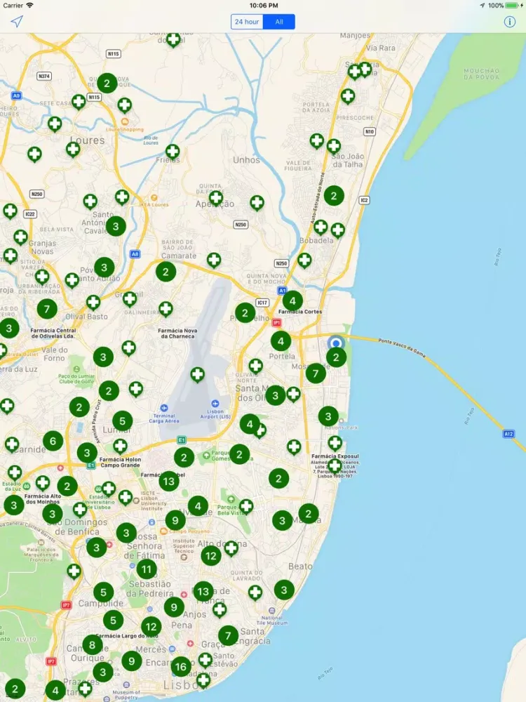Farmácias de Serviço iPad 应用截图