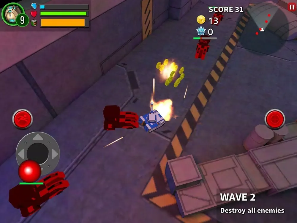 Скриншоты Tank War: Powerful Armored iPad 