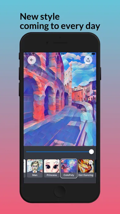 Fotorist - art creation スクリーンショット
