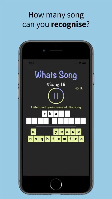 Zrzuty ekranu Whats Song -wacky music trivia