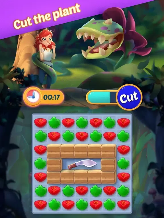 Rose's Adventure Match3 Puzzle iPad 應用截圖