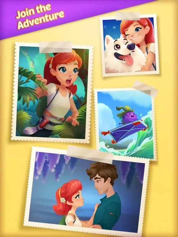 Rose's Adventure Match3 Puzzle iPad 應用截圖