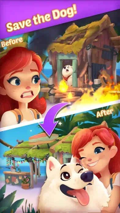 Rose's Adventure Match3 Puzzle應用截圖