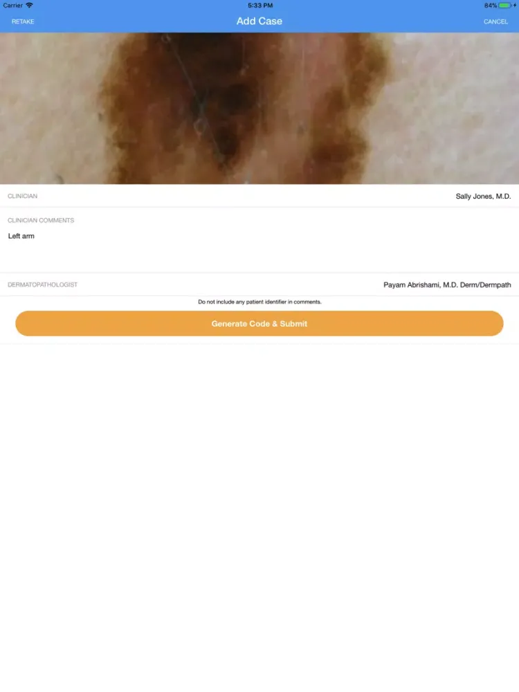 DermPic - Dermoscopy iPad  Screenshots