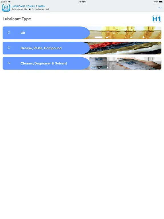 Lubcon H1 Consultant iPad  Ekran Görüntüleri